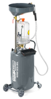 KraftWell KRW1839.80L Установка для слива и откачки масла/антифриза с подъемной ванной и мерной емкостью, 100 л