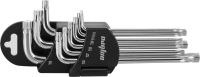 Ombra 953009 Набор ключей торцевых TORX® Т10-T50, 9 предметов