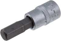 Торцевая головка короткая с битой 1/4" H5, СТАНКОИМПОРТ, CS-14.12.H5
