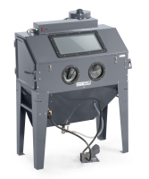 KraftWell KRW-SB420S Камера пескоструйная, боковая загрузка, 420 л