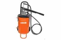 60-410 Маслораздаточный ручной насос с ёмкостью на 10кг смазки, на колёсной базе.