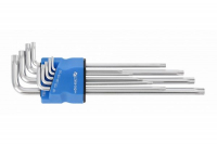 Набор Г-образных экстра длинных ключей TORX S2,, 9 шт.
