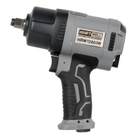 KraftWell KRW1280IW Гайковерт пневматический ударный  1/2", 1300 Нм