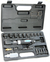 Пневмогайковерт угловой ST-5510K  (1/4") с набором 10 сквозных головок