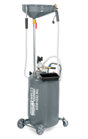 KraftWell KRW1832.80L Установка для слива и откачки масла/антифриза с подъемной ванной, 90 л