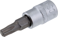 Торцевая головка короткая с битой Torx 1/4" T15, СТАНКОИМПОРТ, CS-14.12.T15