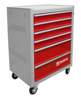 Thorvik TT6GR-R Тележка инструментальная 6-ти полочная (серая с красными ящиками)
