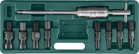 Jonnesway AE310082 Съемник подшипников с цанговыми захватами за внутреннюю обойму и обратным молотком в наборе, диапазон захватов 8-30 мм