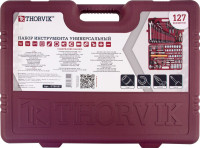 Thorvik UTS0127 Набор инструмента универсальный 1/4", 1/2"DR, 127 предметов